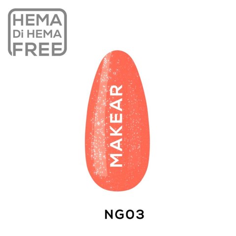 NG03 Lakier hybrydowy Makear 8 ml