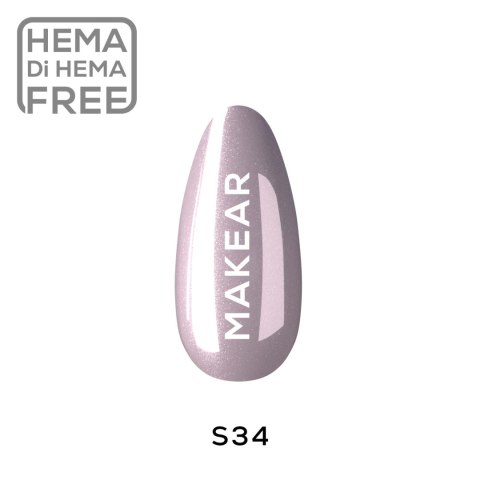 S34 Lakier hybrydowy Makear 8 ml