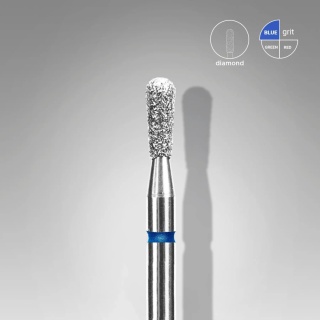 Staleks Frez Diamentowy „Zapałka” Niebieski EXPERT 2,3 mm / 5 mm – FA120B023/5