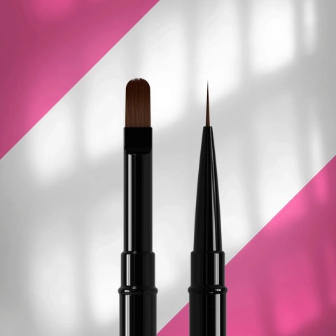 Staleks Pędzelek dwustronny NBE-03/06 (liner 10 mm / do żelu 11 mm)