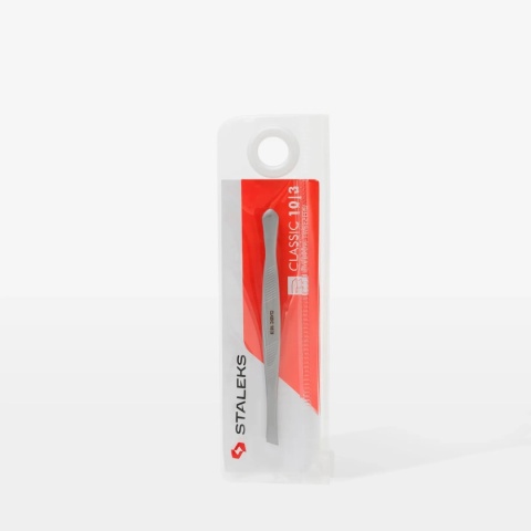 Staleks Pęseta do Brwi CLASSIC (szeroka skośna) – TC-10/3