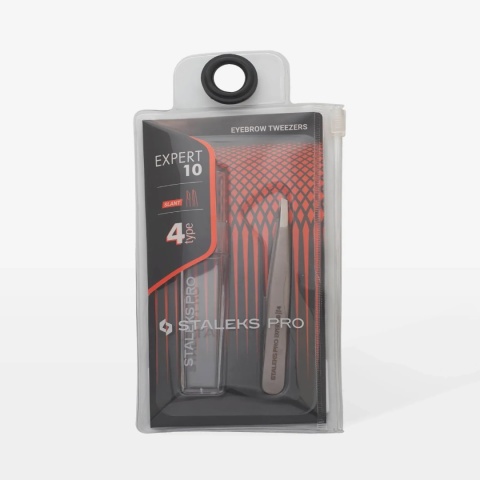 Staleks Pęseta do Brwi (wąska skośna) – TE-10/4