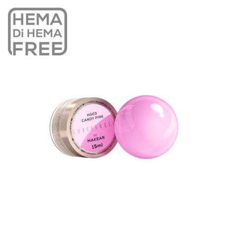 Challengel Candy Pink HG03 - żel budujący 15 ml MAKEAR