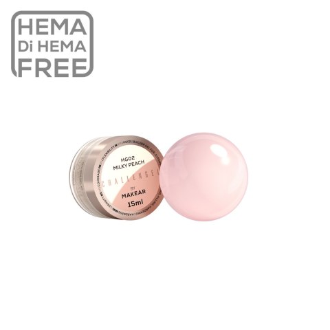 Challengel Milky Peach HG02 - żel budujący 15 ml
