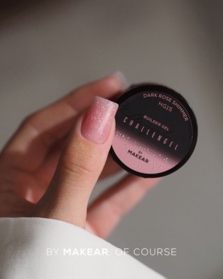 Challengel Shimmer Dark Rose HG15 - żel budujący 50ml