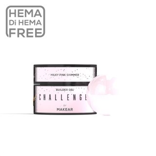 Challengel Shimmer Milky Pink HG12 - żel budujący 50ml