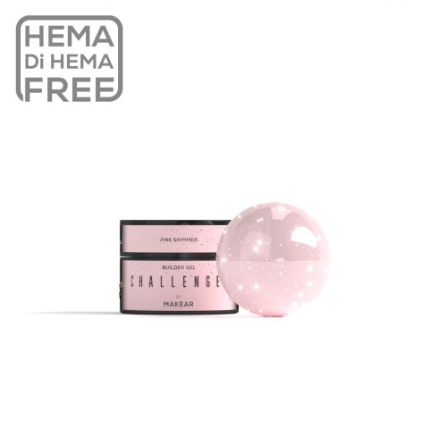 Challengel Shimmer Pink HG13 - żel budujący 15ml