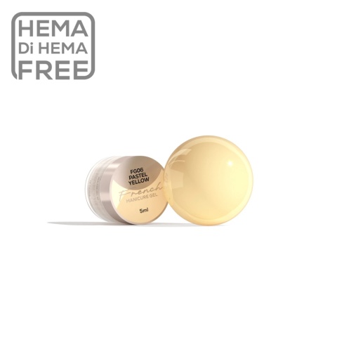 French Manicure Gel Pastel Yellow Makear FG06 5 ml