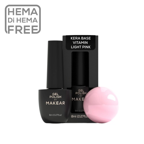 Makear KVB01 Baza Kera Vitamin Light Pink 8 ml