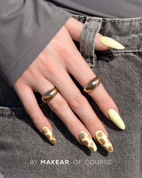 Pyłek w Płynie Chrome Gold MAKEAR BC03 5 ml