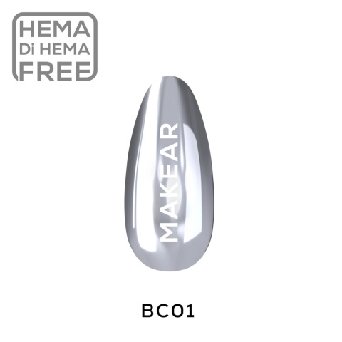 Pyłek w Płynie Chrome Silver MAKEAR BC01 5 ml