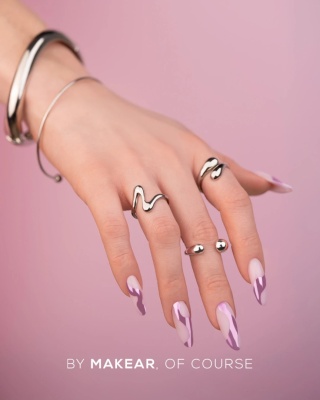 Pyłek w Płynie Chrome Violet MAKEAR BC06 5 ml