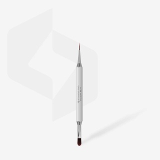 STALEKS Dwustronny pędzel do żelu 11 mm / liner 12 mm NBX-06/11